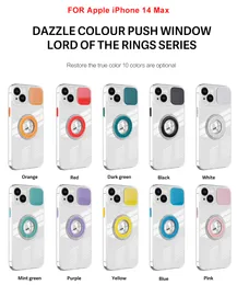 Suitable for iPhone14Promax Dazzle Holder phone case Push Window 12 Soft glue Apple 13Promax Ring 78