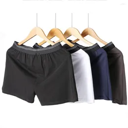 Underpants Men's Loose Aloud Combed Cotton Underwear Boxers Shorts Boys Pants Comfortable Skin-friendly Breathable Home Pajamas Plus