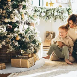 Рождественские украшения юбка дерева ног ковер большой рождественский коврик круглый столик с зонтиком Home Decor 35.4/47.2 дюйма Mumr999