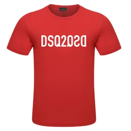 DSQ2 Marka Erkek Tişörtleri Orijinal Tasarım Pamuk Yuvarlak Boyun Kısa Kollu T-Shirt Erkekler Yaz Gençlik Yaz Kazak