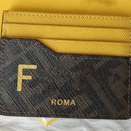 Brand Fenddi purse Designer Change Purses Card pack Handbag Card Bag New 6-bit Credit Holder Fashion Letter wallet Print Casual Cover Men's and Women's Factory Sale