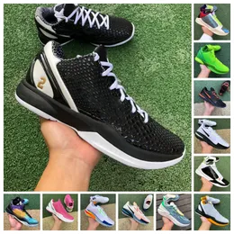 Kobe 6 Protro Basketball Shoes Mamba Men Grinch Mambacita Sweet 16 Challenge Red Del Sol Bruce Lee PJ Tucker Concord Steelers Mens Trainers Outdoor Sports Sneakers
