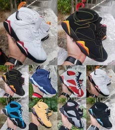 Buty do koszykówki 7s Trophy Afrobeats Citrus Hare Raptor Ray Allen Sapphire Paname Pantone Patta Barcelona French Blue Men Men Sports Sneakers Rozmiar 36-47