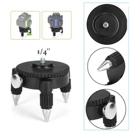 Lazer Seviye Base Tripod Braket Hat Lase Metre Adaptörü 360 Derece Döndürme Ayarlanabilir 1/4 inç Arabirim