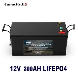 12V 24V 36V Lifepo4 Accu 100AH 150AH 300AH Oplaadbare Batterij Bluetooth Bms Camping Boot Rv draaibank Auto Omvormer