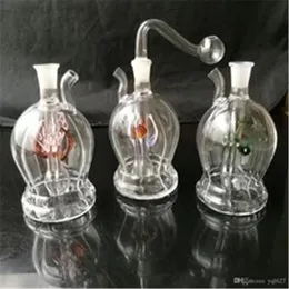 Transparent ribbed hookah glass bongs accessories Wholesale glass bongs accessories, glass hookah, water pipe smoke