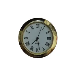 1 7/16 インチのゴールドプラスチックインサート時計、ローマンダイヤルフィットアップクロック PC21S ムーブメント付き