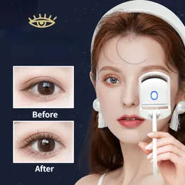 Piegaciglia 2023 Elettrico riscaldato a lunga durata es Curls Strumenti per il trucco Ricaricabile Eye Lash Perm Controllo della temperatura 230211