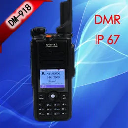 Walkie talkie dke dmr-918 cyfrowe talkies podwójny zespół czasowy dmr cyfrowy/analogowy