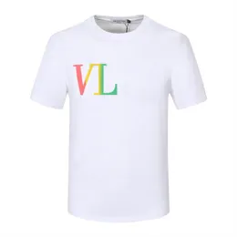 Erkek Tişört ve Polo Gömlek Yaz Paris Tasarımcısı Klasik Mektup T-Shirt Moda Baskılı Mürettebat Kazak Çift Kısa Kollu T-Shirt Boyutu M-XXXL G45