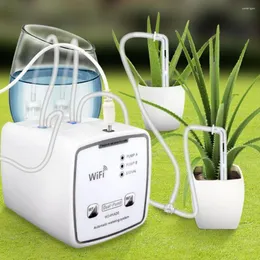 Sulama Ekipmanları Akıllı Otomatik Cihaz Bahçesi Kendinden Seri Kiti WiFi Kontrol Akıllı Damat Çiçekleri Eu Fiş Çift Pompa Araçları