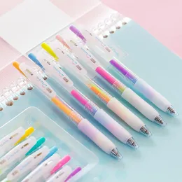 Gel Pens 5pcs Creative Gradient Color Fantasy Girl Girl Set 0,5 mm Marker Ballpoint Drawing Journal Office School Supplies H6312