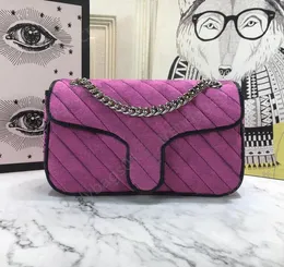 Borsa a tracolla catena di design Borse a tracolla Borsa da donna piccole borse da donna Tote Vera pelle Patta Messenger di qualità Portafoglio di grande capacità Borsa classica