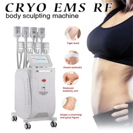 Leistungsstarke Kryo-Haut EMS RF FatFreeze Körperschlankheitsmaschine 8 Pads kühles Gefrierfettentfernungs-Kryolipolyse-Maschine Massagegerät