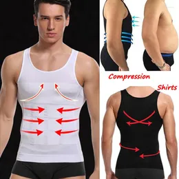 Shapers pour hommes Hommes Minceur Shaper Taille Formateur Corset Gilet Compression Chemise Abs Abdomen Entraînement Débardeur Maillot