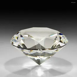 Lampadario di cristallo di alta qualità trasparente 10 pezzi 80 mm K9 fermacarte in vetro diamante realizzato dal diametro della macchina regalo romantico decorazione di nozze