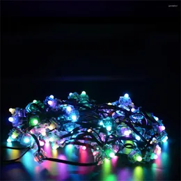 Strings DC5V Square Pixel 100leds Per Strand Outdoor IP68 Addressable RGB WS2811 Resistor Christmas Light