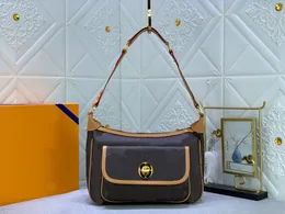 2023 Designer Bag high-quality Vintage Bag Underarm Bag Small Golden Bean Canvas One Shoulder Bag Purse M40077