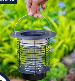 Anti-Mosquito Lâmpada solar externa Plug-in Plug-in Portátil Cabeça de choque elétrico Anti-Insect Anti-Insect