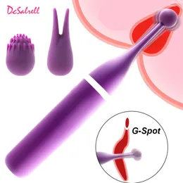 Vibrador Powerful Three in One g Spot Quick Orgasm Clitoris Vagina Massager Oral Lamber Estimulador de mamilo Brinquedos sexuais para mulheres 18 0803