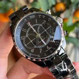 Projektant Ch J12 Ceramiczny zegarek kwarc 41 mm para kontrificjalna kopia panie piszę Panie Premium prezent 001