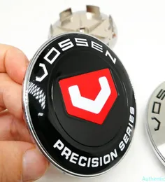 4pcs 68mm Vossen Precision Series Car Wheel Centre Centrims Capcaps Hubcaps Cover 65mm Sticker emblema Badge Hub Auto Styling3492971