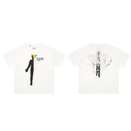 18 modeli markowe męskie koszulki letnia damska koszulka na co dzień z krótkim rękawem top z krótkim rękawem oddychająca bawełna z nadrukiem garnitur dla par T-shirt 22yy1