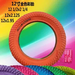 Bike s Tyre and Tube 121/2*21/4 Perambulator 12-Inch Color Tire Bicycle Accessories 0213