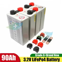 4 pezzi 3.2V 100Ah Lifepo4 Batteria 12V 200AH Batteria al litio ferro fosfato cellulare NUOVO 400Ah plastica per camper solare pacchetto a 24V