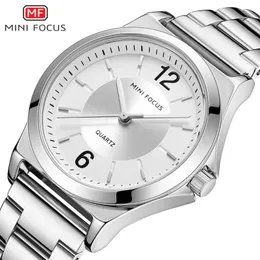 Wristwatches MINIFOCUS Elegant Dress Women Quartz Watches Stainless Steel Strap Simple Fashion Lady Watch Relogio Feminino Waterproof Clock