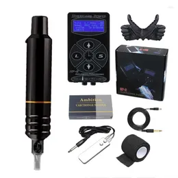 Tatueringsvapensatser 2023 Machine Pen Japan Coreless Motor Strong med HP-2 Power Kit