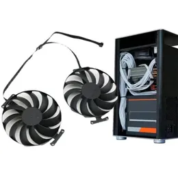 Laptop cooling kuddar 95mm T129215SU 12V 050AMP grafikkortskylare fans för ASUS ROG STRIXGEFORCE RTX 3060 3070 FAN2853537
