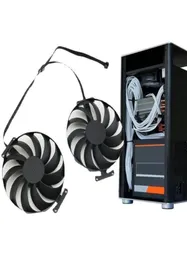 Laptop cooling kuddar 95mm T129215SU 12V 050AMP grafikkortskylare fans för Asus Rog Strixgeforce RTX 3060 3070 Fan2037383