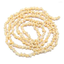 Catene conchiglia perline conchiglia d'acqua dolce naturale MOP Fit bracciali collane gioielli fai da te per regalo femminile 90 cm 300 pezzi