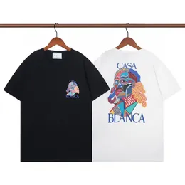 T-shirt da uomo Magliette da uomo di marca Skl Bunny Pattern Top Cotton Oneck Maglietta a maniche corte Stampa Ghost Rabbit Shirt Summer Tee Luxury Dhefy