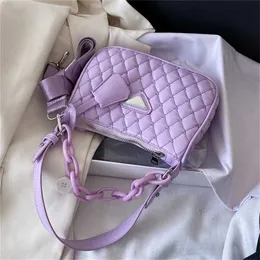 Designer handväska butik 70% rabatt på röd liten utländsk stil kvinnor lila en armhåla messenger handväska försäljning