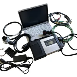 Diagnóstico ferramenta mb estrela c5 sd connect 2022.12v software Das xentry usou laptop cf-ax2 computador automático para Mercedes Car caminhão
