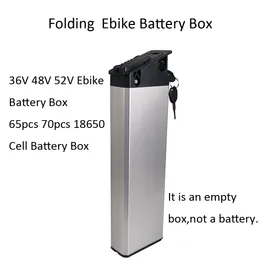 65 70pcs 18650 składane komórki EBIKE Pusta skrzynka baterii 36V 48V 52V Mate x Składana eBike Battery Case