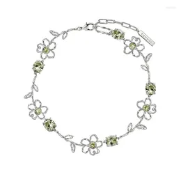 Choker Timeless Wonder Fancy Cyrronia Floral oświadczenie Naszyjnik dla kobiet projektantki biżuterii goty