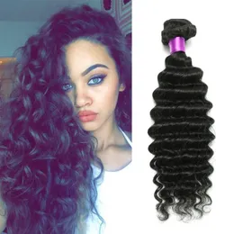 Brazilian Deep Wave Tight Curly Brazilian Virgin Hair Extension 6A Unprocessed Human hair Weave Free Shipping Brazilian kinky curly hair