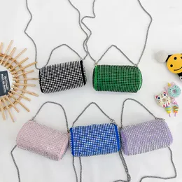 Kvällspåsar grossist diamanter för kvinnor 2023 modehandväskor lyxdesigner plånböcker och damer axelväska förälder-barn