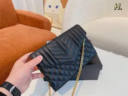 2023 New Arrival Classic Women SLP College Chain Bag حقائب يدوية فاخرة البيع الساخن حقائب الكتف مصمم حقيبة مراسلة عالية الجودة مع حجم 23 سم*5 سم*15