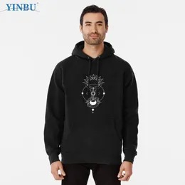 Mens Tracksuits Ayan s hoodie print the eclipse Pullover Hoodie Man sweatshirts in clothing fashion hoodies 230213