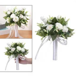 Dekorative Blumen Braut Hochzeit Holding Blumensträuße Romantische Künstliche Für Kirchenparty