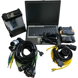 BMW ICOM 용 2024 다음 진단 프로그래밍 도구 MB 스타 C5 SD 고품질 D630 노트북 2 in 1 Readey to Work