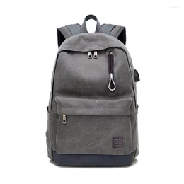 Backpack Men's Fashion Schoolbag Multifunction USB Charging Bookbag Men Laptop Rucksack Women Backbag Outdoor Travel Bagpack