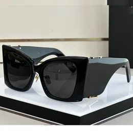 새로운 패션 디자인 아세테이트 선글라스 M119 큰 고양이 눈 프레임 간단하고 우아한 스타일 다용도 야외 uv400 보호 안경 원래 상자