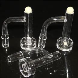 14mm OD喫煙バンガーネイルタワーTerp Slurper Quartz Banger Nail with Quartz Pillar/Glass Cap Glow for Dab Rigs Water Pipes