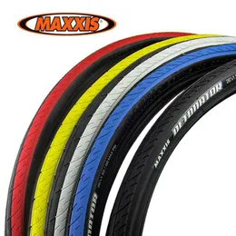 Tires 1pc MAXXIS 26 Tire 26*1.5 MTB Mountain Bike Ultralight Half Slick Bicycle Tyres Red Yellow Blue White Steel Wire Tyre 0213