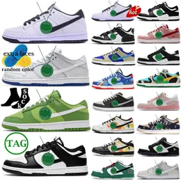 2023 NEW OG Running Shoes Sports Sneakers Green Hyper Cobalt Michigan Chaussures De Course Paris Sb Low Pro Qs Coast Spartan Strangelove Chunky Syracuse